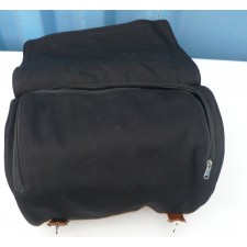 MOTOBRAŠNA ZADNÍ VELKÁ (NA ZADNÍ NOSIČ) - ČERNO-HNĚDÁ - ORIGINÁL - JAWA PÉRÁK